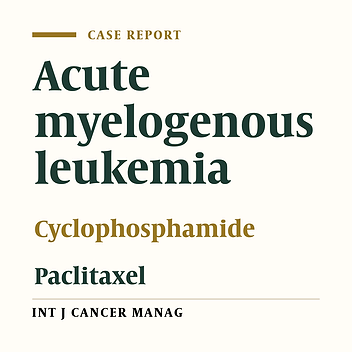 Appearance of Acute Myelogenous Leukemia (AML) in a Patient with Breast Cancer after Adjuvant Chemotherapy: Case Report and Review of the Literature