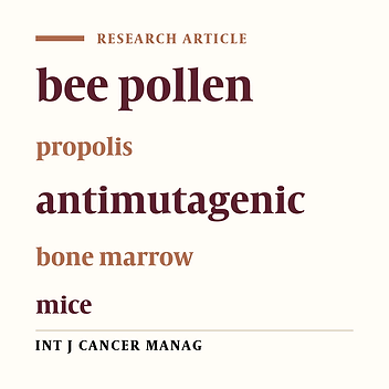 Antimutagenic Activity of Egyptian Propolis and Bee Pollen Water Extracts Against Cisplatin-Induced Chromosomal Abnormalities in Bone Marrow Cells of Mice