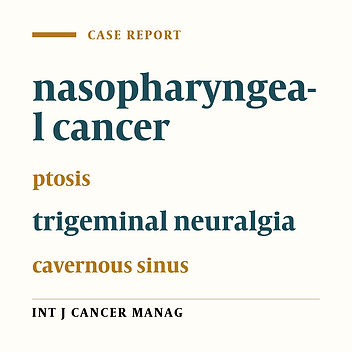 Nasopharyngeal Carcinoma Presenting with Cavernous Sinus Involvement, Trigeminal Neuralgia and Middle Ear