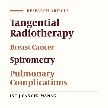 Is Pulmonary Function Test Insensitive to Possible Pulmonary Complications after Tangential Radiotherapy of Breast Cancer?