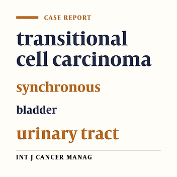 Synchronous Contra Lateral Transitional Cell Carcinoma (TCC) of the Kidney and Bladder
