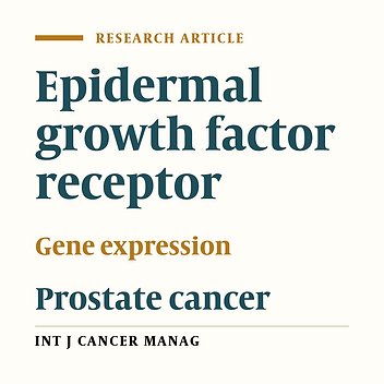 Cover image of the article: Epidermal Growth Factor Receptor Gene in Prostate Cancer after Radical Prostatectomy
