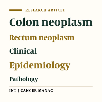 Epidemiological Differences between Colon Cancer and Rectum Cancer