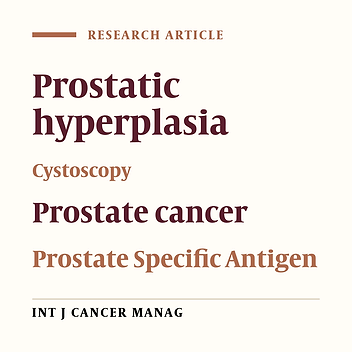Effect of Cystoscopy on Prostate-Specific Antigen, New Words about Old Subject