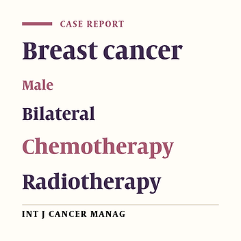 Simultaneous Bilateral Male Breast Cancer: a Case Report and Review of the Literature