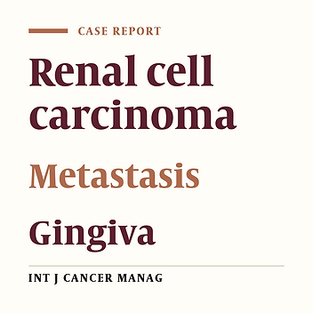 Gingival Metastasis of Renal Cell Carcinoma