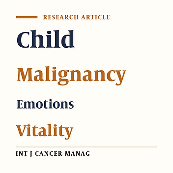 “Vitality” a Missing Link in Adjustment to Childhood Cancer