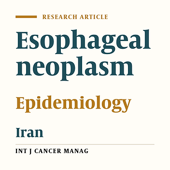 Esophageal Cancer in Northeast of Iran