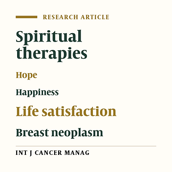 Integrating Spirituality into a Group Psychotherapy Program for Women Surviving from Breast Cancer