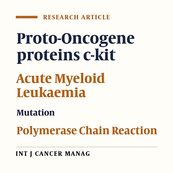 Screening of C-kit gene Mutation in Acute Myeloid Leukaemia in Northern India