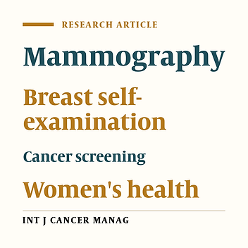 Health Beliefs as Predictors of Breast Cancer Screening Behaviour in a Group of Female Employees in Shiraz