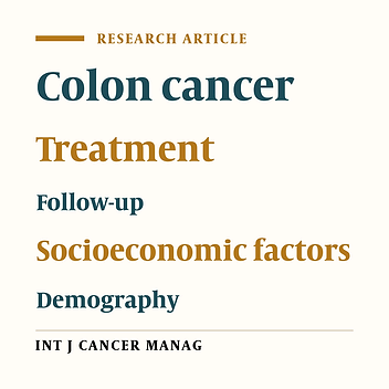 Associations of Demographic and Socioeconomic Factors with Complete Treatment and Follow-up of Colon Cancer