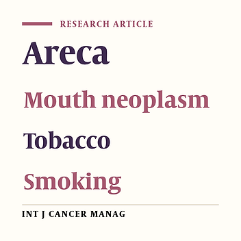 A Study of 63 Cases of Mouth Neoplasms in Arecanut Growing Belt of Sullia