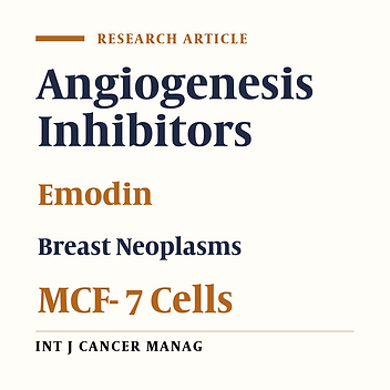 Effect of Emodin on Expression of VEGF-A and VEGFR_2 Genes in Human Breast Carcinoma MCF-7 Cell
