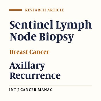 Axillary Recurrence Rate in Patients with Breast Cancer and Negative Sentinel Lymph Node Biopsy