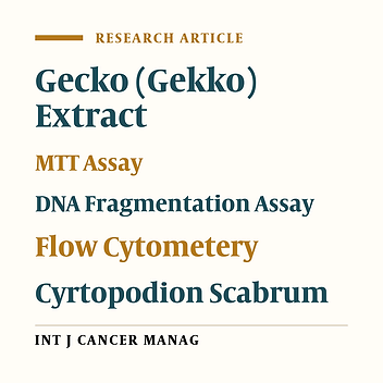 Selective Cytotoxicity and Apoptosis-Induction of Cyrtopodion scabrum Extract Against Digestive Cancer Cell Lines