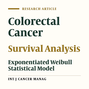 Survival Analysis of Colorectal Cancer Patients Using Exponentiated Weibull Distribution