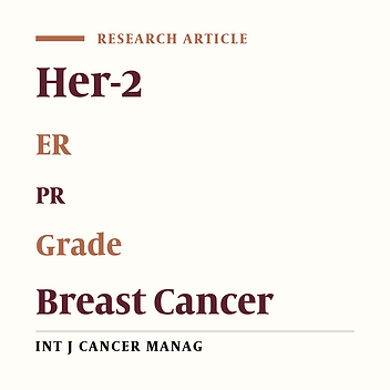 The Differences of Age, Tumor Grade, and Her2 Amplification in Estrogen and Progesterone Receptor Status in Patients with Breast Cancer