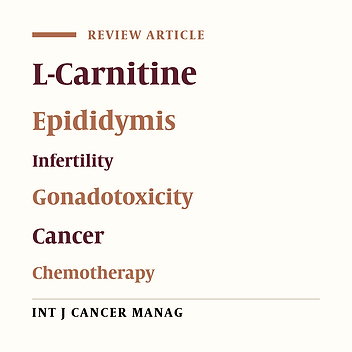 Cancer Induced Infertility and the Role of L-Carnitine: A Review for Possible Future Clinical Applications
