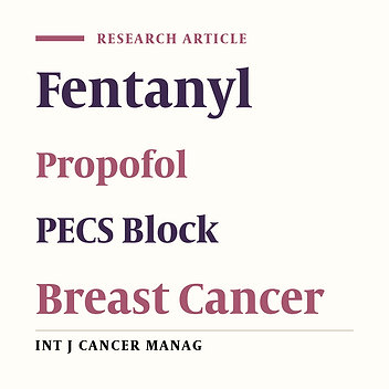The Effect of Pectoral Nerves Blocks on Narcotic Consumption and Pain Intensity in the Patients Undergoing Breast Cancer Surgery