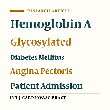 Value of Admission HbA1c Level in Non-diabetic Patients With Unstable Angina
