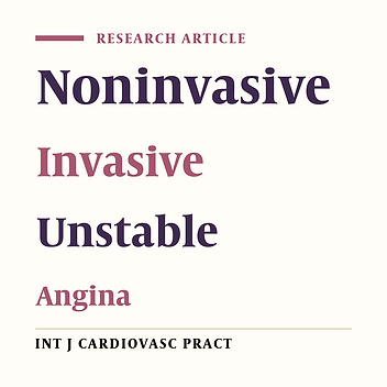 Validity of Initial Clinical Diagnosis of Unstable Angina Based on the Invasive and Noninvasive Studies