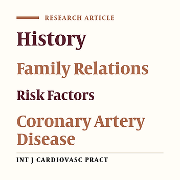 The role of the history of coronary heart disease among second degree relatives for predicting coronary artery disease