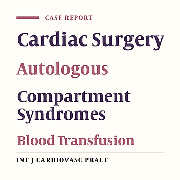 Acute Compartment Syndrome of the right lower extremity following Autologous Blood transfusion: A Case report
