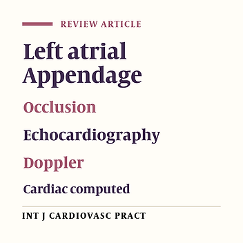 Role of Imaging in Left Atrial Appendage Occlusion