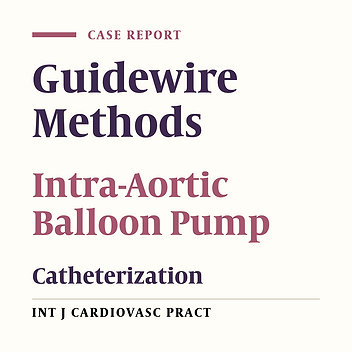 How to extract a losing intra-aortic balloon pump guide wire