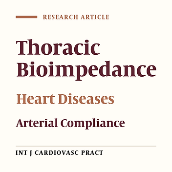 Determination of Arterial Compliance Using Thoracic Bioimpedance to Predict the Presence of Heart Diseases