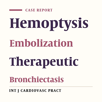 Superselective Angioembolisation: A Report of Two Rare Cases of Hemoptysis