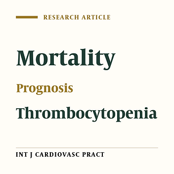 Thrombocytopenia as a Marker of Patient Outcome in Medical Intensive Care Unit