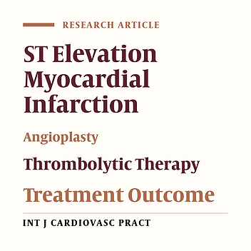 Short-and Long-Term Follow-up in the Elderly Patients with ST-Elevation Myocardial Infarction Receiving Primary Angioplasty or Thrombolytic Therapy