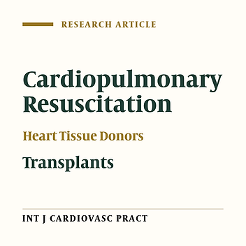 Impact of Cardiopulmonary Resuscitation on Cardiac Transplantation outcome