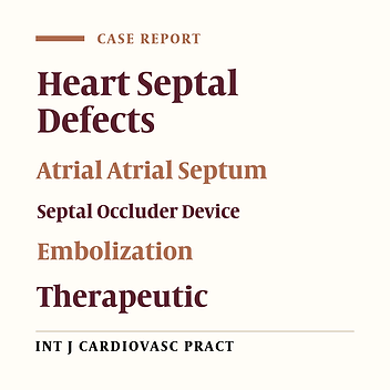 Dislodged Interatrial Septum Occluder was Found in an Incredible Place: A Case Report