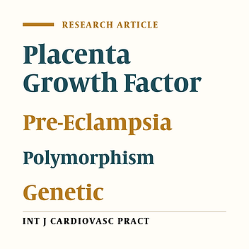 Different Polymorphisms of Placental Growth Factor (PLGF) Gene in Iranian Women's Population with Pre-eclampsia