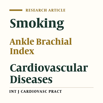The acute effects of Water-pipe smoking on Ankle Brachial Index: A cross-sectional Study