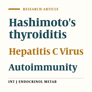 Hashimoto’s Thyroiditis and Its Association with Hepatitis C Virus Infection