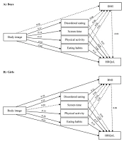 Network Associations Among Body Image, Lifestyle, Body Mass Index, and Quality of Life in Adolescents