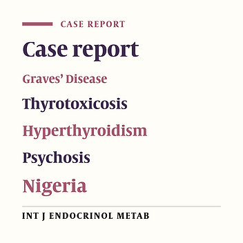 Cover image of the article: Graves’ Thyrotoxicosis Presenting as Schizophreniform Psychosis: A Case Report and Literature Review