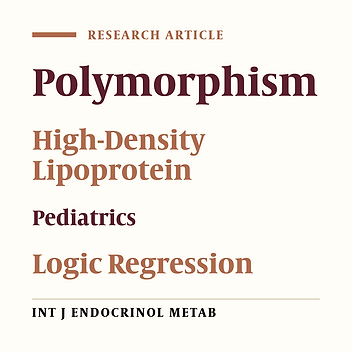 Cover image of the article: Logic Regression Analysis of Gene Polymorphisms and HDL Levels in a Nationally Representative Sample of Iranian Adolescents: The CASPIAN-III Study