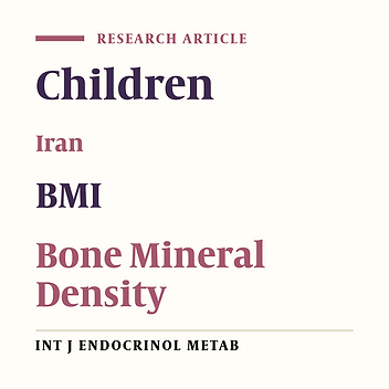 Investigating the Prevalence of Low Bone Mass in Children of Southern Iran and Its Associated Factors