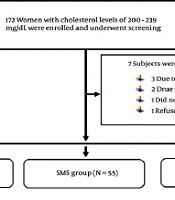 Comparing the Effectiveness of Group Discussion and SMS-Based Education on Nutritional Status, Physical Activity, and Blood Cholesterol Levels in Women with Elevated Cholesterol: A Randomized Controlled Trial