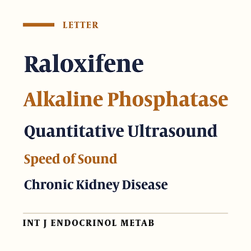 Effects of Raloxifene on Bone Metabolism in Hemodialysis Patients