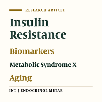Insulin-Related Biomarkers to Predict the Risk of Metabolic Syndrome