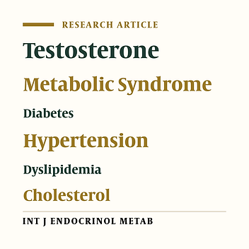Hypogonadism and Metabolic Syndrome in Nigerian Male Patients With Both Type 2 Diabetes and Hypertension