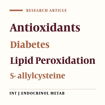 S-allylcysteine Improves Streptozotocin-Induced Alterations of Blood Glucose, Liver Cytochrome P450 2E1, Plasma Antioxidant System, and Adipocytes Hormones in Diabetic Rats