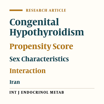 Gender Differences in Risk Factors of Congenital Hypothyroidism: An Interaction Hypothesis Examination