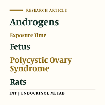 The Time of Prenatal Androgen Exposure Affects Development of Polycystic Ovary Syndrome-Like Phenotype in Adulthood in Female Rats